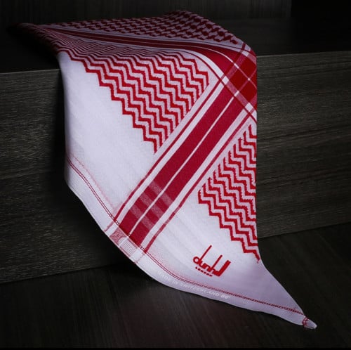 شماغ كلاسيكي ٢٠٢٦ - شماغ دنهل أحمر إنجليزي فخم للعيد أصلي