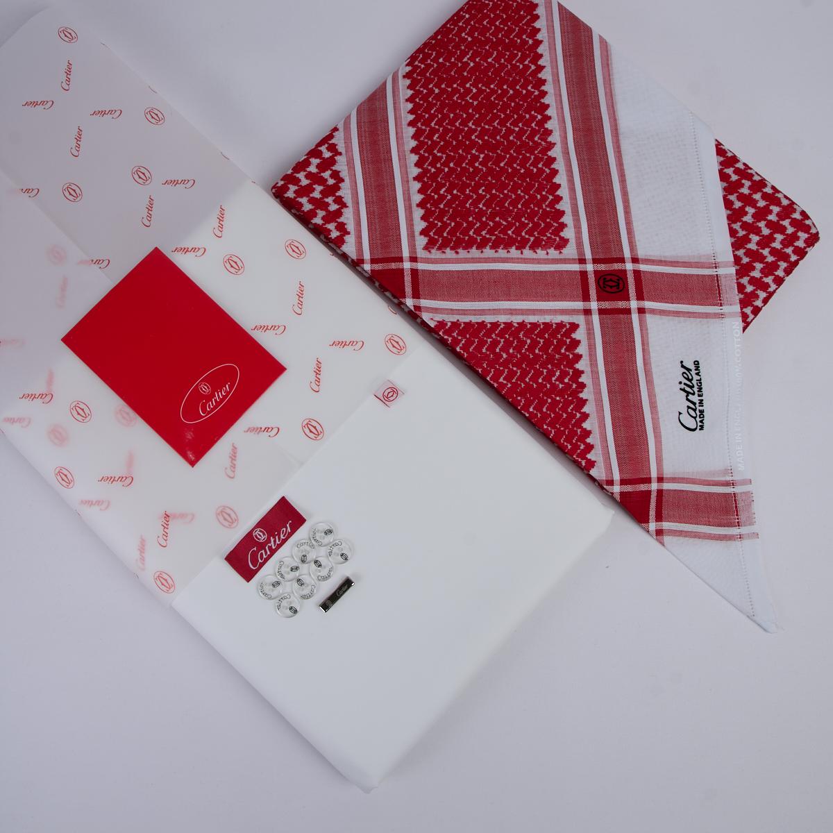 طقم كشخة العيد كارتير - شماغ وقماش لأناقة ملكية متكاملة