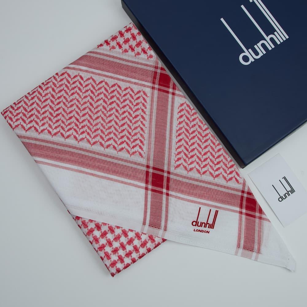 شماغ كلاسيكي ٢٠٢٦ - شماغ دنهل لندن أحمر فخم للعيد أصلي