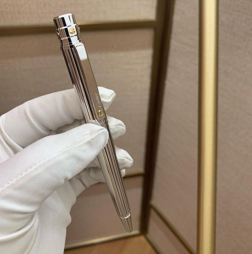 قلم كارتير سانتوس الأصلي رجالي - سعر قلم كارتير الأصلي الفضي | نايس بوكس