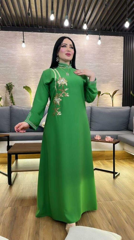جلابية اليوم الوطني للنساء – تصميم مريح وأنيق للمناسبات الوطنية