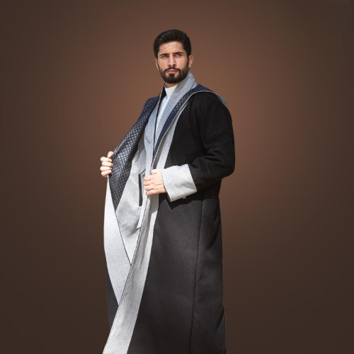 فروة رجالية شتوية  وجهين شكل انيق